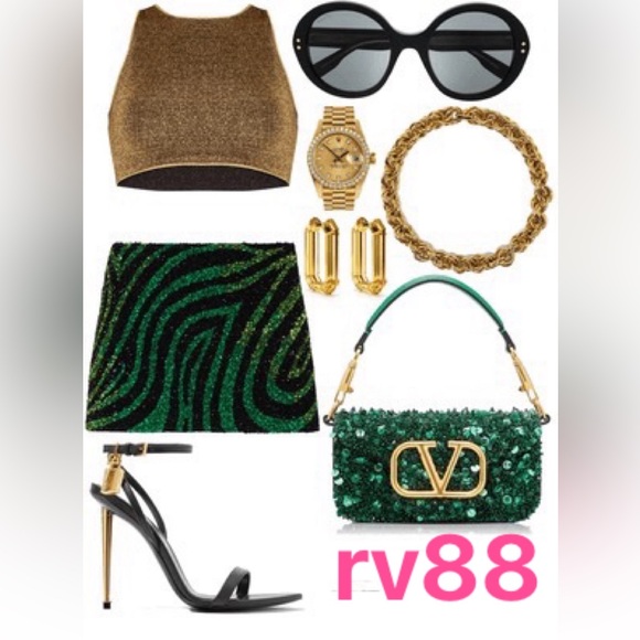 OSEREE Lumiere Crop Top Size S - Picture 5 of 12